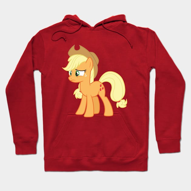 Hurt Applejack Hoodie by CloudyGlow